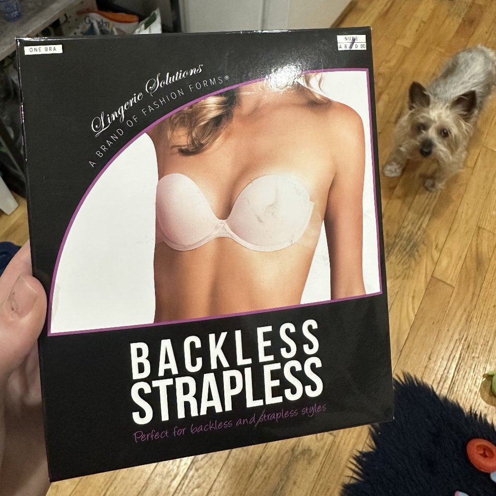 Backless, Strapless Bra - Cup Size C